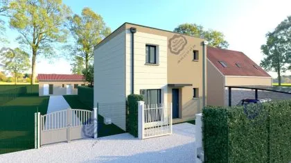 photo Projet de construction d'une maison 82 m² avec terrain à SAINT-GERMAIN-LES-ARPAJON (91) à Saint-Germain-lès-Arpajon