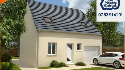 Projet de construction d'une maison 82.28 m² avec terrain à JOUY-SUR-MORIN (77)